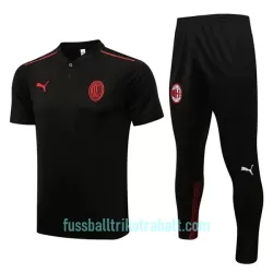 AC Mailand Trainingspolo 2022/23 Schwarze AC Mailand Trainingspolo 2022/23 Schwarze