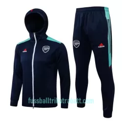Arsenal Trainingsjacke mit Kapuze 2022/23 Blaue Arsenal Trainingsjacke mit Kapuze 2022/23 Blaue
