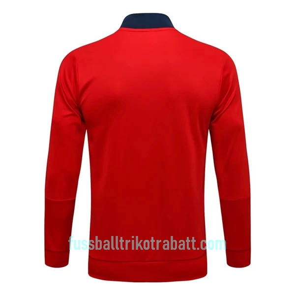 Arsenal Trainingsjackenanzüge 2022/23 Rot-Blau
