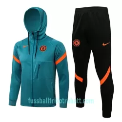 Chelsea Trainingsjacke mit Kapuze 2022/23 Grüne Chelsea Trainingsjacke mit Kapuze 2022/23 Grüne