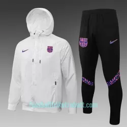 FC Barcelona Trainingsjacke Windrunner-Anzug 2022/23 Weiße FC Barcelona Trainingsjacke Windrunner-Anzug 2022/23 Weiße