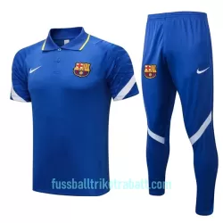 FC Barcelona Trainingspolo 2022/23 Blaue FC Barcelona Trainingspolo 2022/23 Blaue
