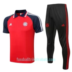 FC Bayern München Trainingspolo 2022/23 Rot-Blau FC Bayern München Trainingspolo 2022/23 Rot-Blau