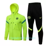 Inter Mailand Trainingsjacke mit Kapuze 2022/23 Grüne