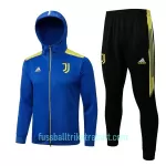 Juventus Turin Trainingsjacke mit Kapuze 2022/23 Blaue