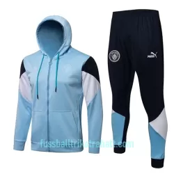Manchester City Trainingsjacke mit Kapuze 2022/23 Hellblaue Manchester City Trainingsjacke mit Kapuze 2022/23 Hellblaue