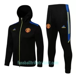 Manchester United Champions League Trainingsjacke mit Kapuze 2022/23 Schwarze Manchester United Champions League Trainingsjacke mit Kapuze 2022/23 Schwarze