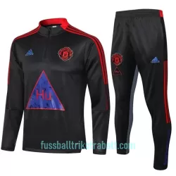 Manchester United Sweatshirts Anzüge Kinder 2022/23 Viertelreißverschluss Dunkelgraue Manchester United Sweatshirts Anzüge Kinder 2022/23 Viertelreißverschluss Dunkelgraue