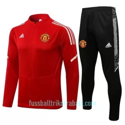 Manchester United Trainingsjackenanzüge Kinder 2022/23 Rot-Weiß Manchester United Trainingsjackenanzüge Kinder 2022/23 Rot-Weiß