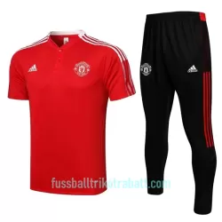 Manchester United Trainingspolo 2022/23 Rot-Weiß Manchester United Trainingspolo 2022/23 Rot-Weiß
