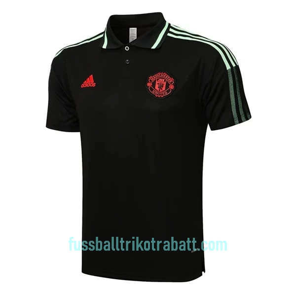 Manchester United Trainingspolo 2022/23 Schwarz-Grün