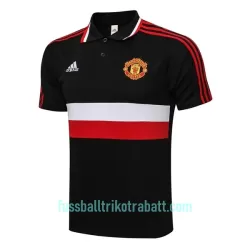 Manchester United Trainingspolo 2022/23 Schwarz-Rot-Weiß