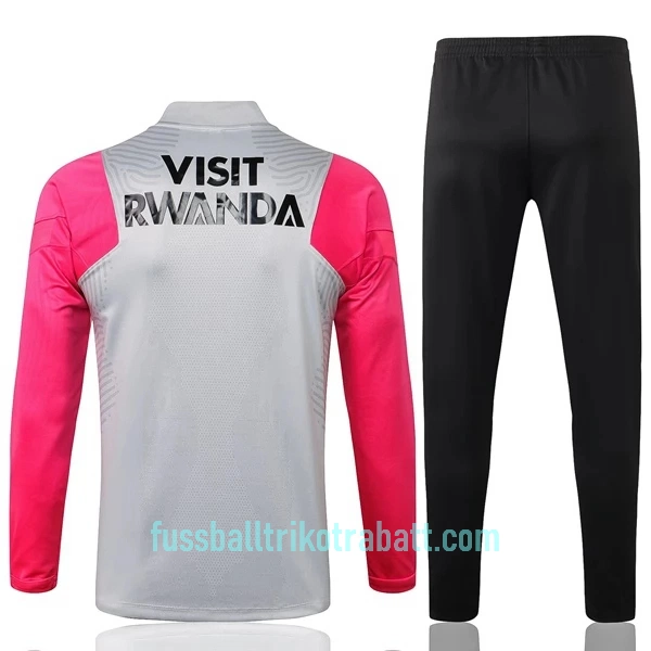 Paris Saint-Germain Sweatshirts Anzüge Kinder 2022/23 Viertelreißverschluss Hellgraue rosa