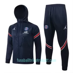 Paris Saint-Germain Trainingsjacke mit Kapuze 2022/23 Blaue Paris Saint-Germain Trainingsjacke mit Kapuze 2022/23 Blaue