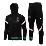 Paris Saint-Germain Trainingsjacke mit Kapuze 2022/23 Schwarz-Rosa