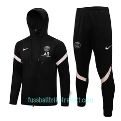 Paris Saint-Germain Trainingsjacke mit Kapuze 2022/23 Schwarz-Rosa Paris Saint-Germain Trainingsjacke mit Kapuze 2022/23 Schwarz-Rosa