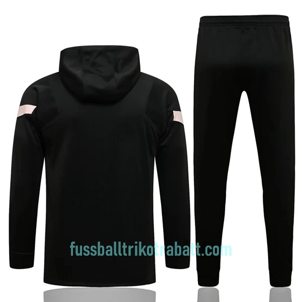 Paris Saint-Germain Trainingsjacke mit Kapuze 2022/23 Schwarz-Rosa