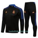 Real Madrid Sweatshirts Anzüge 2022/23 Viertelreißverschluss Schwarze