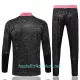Real Madrid Sweatshirts Anzüge Kinder 2022/23 Viertelreißverschluss Schwarz-rote