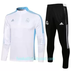 Real Madrid Sweatshirts Anzüge Kinder 2022/23 Viertelreißverschluss Weiße Real Madrid Sweatshirts Anzüge Kinder 2022/23 Viertelreißverschluss Weiße