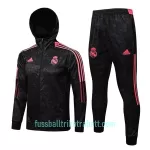 Real Madrid Trainingsjacke mit Kapuze 2022/23 Schwarze