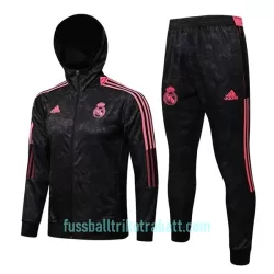 Real Madrid Trainingsjacke mit Kapuze 2022/23 Schwarze Real Madrid Trainingsjacke mit Kapuze 2022/23 Schwarze