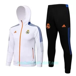 Real Madrid Trainingsjacke mit Kapuze 2022/23 Weiße