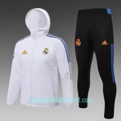 Real Madrid Trainingsjacke Windrunner-Anzug 2022/23 Weiße Real Madrid Trainingsjacke Windrunner-Anzug 2022/23 Weiße