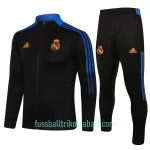 Real Madrid Trainingsjackenanzüge Kinder 2022/23 Schwarz-Blau