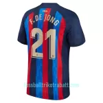 Günstige FC Barcelona Frenkie de Jong 21 Herrentrikot Heim 2022/23 Kurzarm