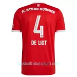 Günstige FC Bayern München De Ligt 4 Herrentrikot Heim 2022/23 Kurzarm