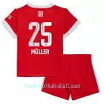 Günstige FC Bayern München Muller 25 Kindertrikot Heim 2022/23 Kurzarm