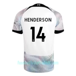 Günstige Liverpool Henderson 14 Herrentrikot Auswärts 2022/23 Kurzarm Günstige Liverpool Henderson 14 Herrentrikot Auswärts 2022/23 Kurzarm