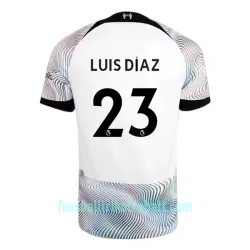 Günstige Liverpool Luis Diaz 23 Herrentrikot Auswärts 2022/23 Kurzarm Günstige Liverpool Luis Diaz 23 Herrentrikot Auswärts 2022/23 Kurzarm