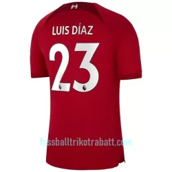 Günstige Liverpool Luis Diaz 23 Herrentrikot Heim 2022/23 Kurzarm Günstige Liverpool Luis Diaz 23 Herrentrikot Heim 2022/23 Kurzarm