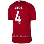 Günstige Liverpool Virgil 4 Herrentrikot Heim 2022/23 Kurzarm