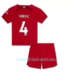Günstige Liverpool Virgil 4 Kindertrikot Heim 2022/23 Kurzarm Günstige Liverpool Virgil 4 Kindertrikot Heim 2022/23 Kurzarm