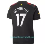 Günstige Manchester City De Bruyne 17 Herrentrikot Auswärts 2022/23 Kurzarm