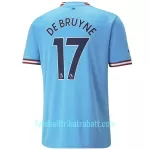 Günstige Manchester City De Bruyne 17 Herrentrikot Heim 2022/23 Kurzarm