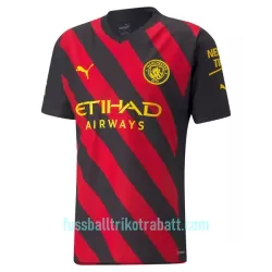 Günstige Manchester City Haaland 9 Herrentrikot Auswärts 2022/23 Kurzarm