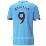 Günstige Manchester City Haaland 9 Herrentrikot Heim 2022/23 Kurzarm