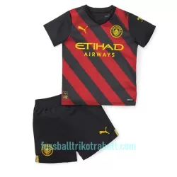 Günstige Manchester City Kindertrikot Auswärts 2022/23 Kurzarm Günstige Manchester City Kindertrikot Auswärts 2022/23 Kurzarm