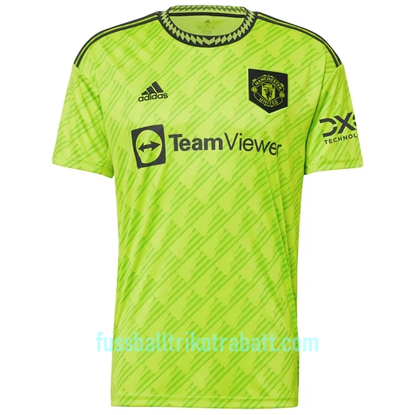 Günstige Manchester United Rashford 10 Herrentrikot Ausweich 2022/23 Kurzarm