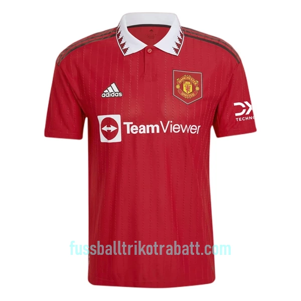 Günstige Manchester United Rashford 10 Herrentrikot Heim 2022/23 Kurzarm