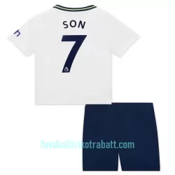 Günstige Tottenham Hotspur Son 7 Kindertrikot Heim 2022/23 Kurzarm