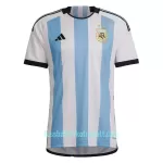 Günstige Argentinien Herrentrikot Heim WM 2022 Kurzarm