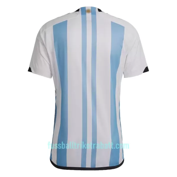 Günstige Argentinien Herrentrikot Heim WM 2022 Kurzarm