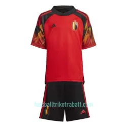 Günstige Belgien Kindertrikot Heim WM 2022 Kurzarm Günstige Belgien Kindertrikot Heim WM 2022 Kurzarm