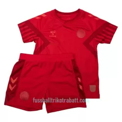 Günstige Dänemark Kindertrikot Heim WM 2022 Kurzarm Günstige Dänemark Kindertrikot Heim WM 2022 Kurzarm