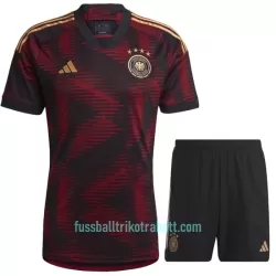 Günstige Deutschland Kindertrikot Auswärts WM 2022 Kurzarm Günstige Deutschland Kindertrikot Auswärts WM 2022 Kurzarm